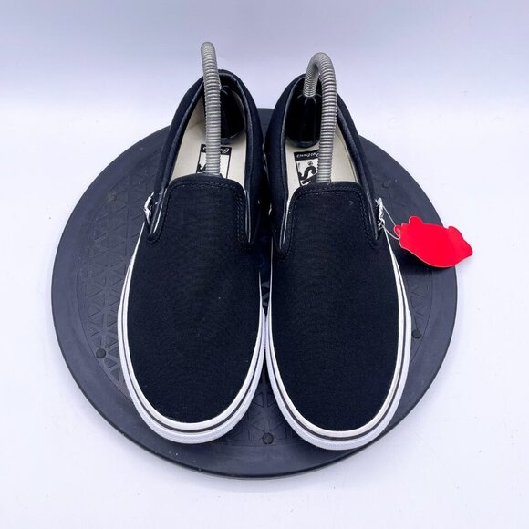 Vans Classic Slip-On Black Flame Skate Sneakers Shoes Size Mens 6w W 7.5W - Picture 9 of 9